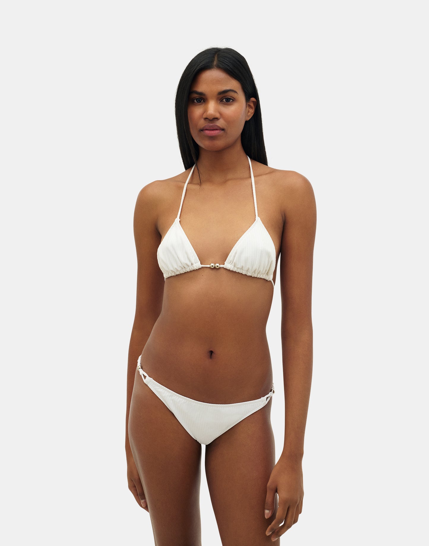 Slip bikini bianco
