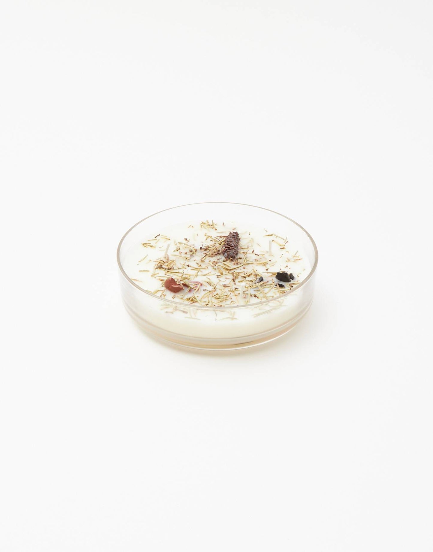 Vela plana cristal semillas