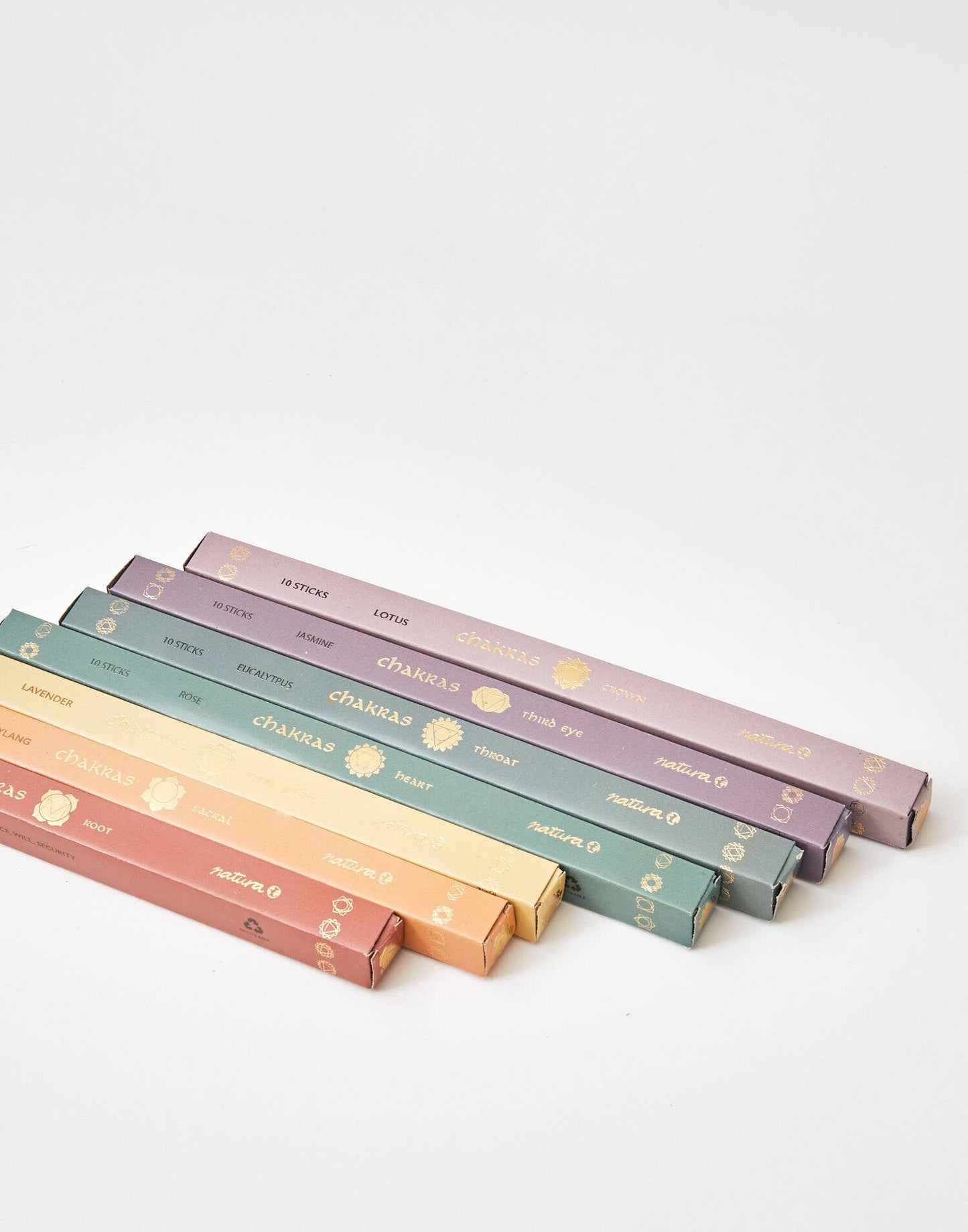 Set de inciensos 7 chakras