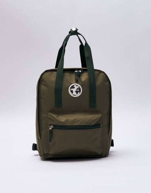 Bicolor square backpack