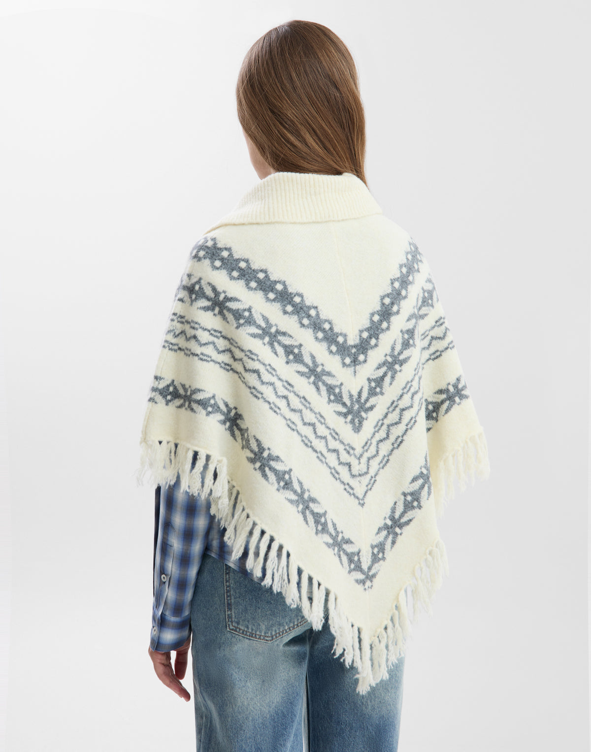 Poncho Jaquard