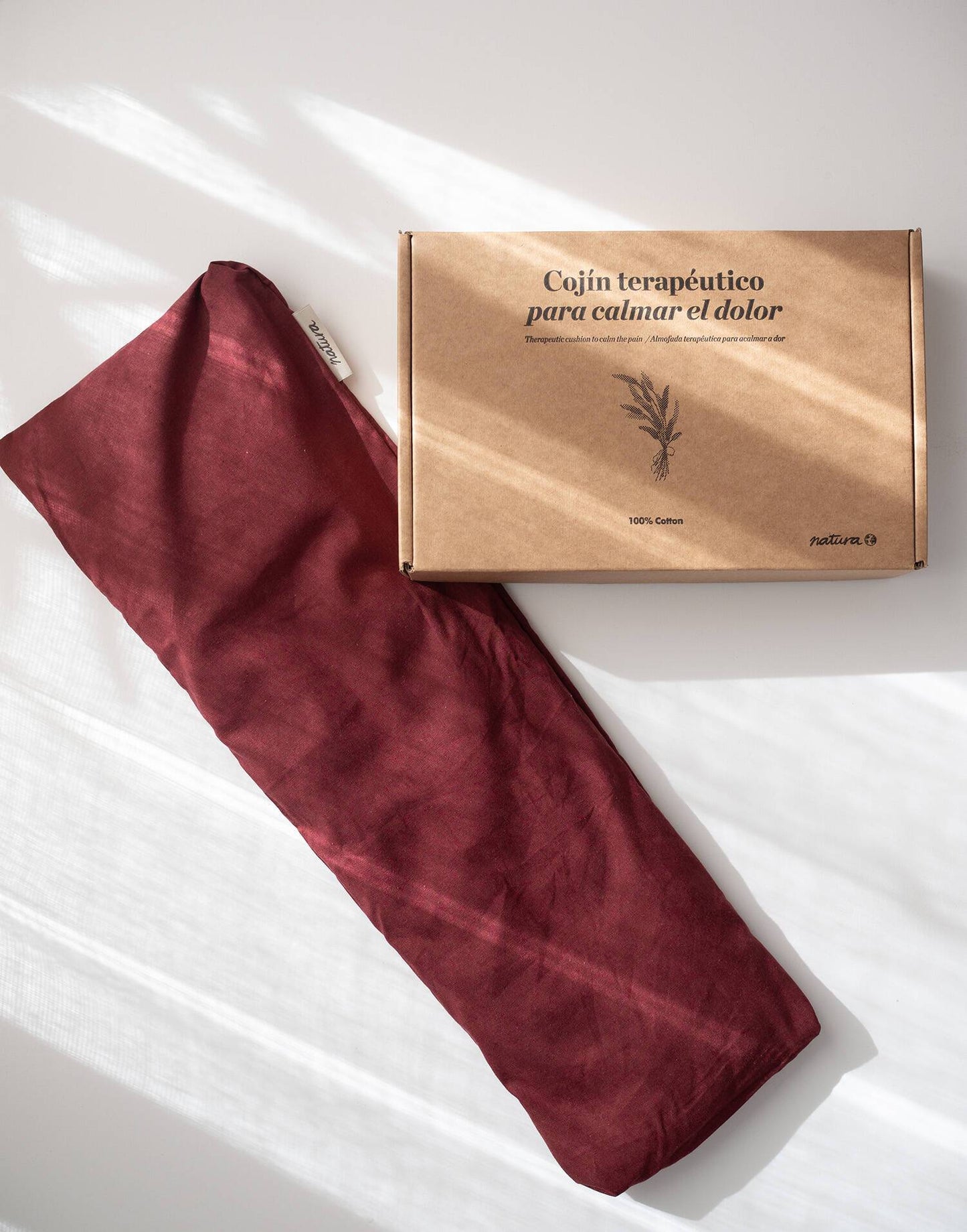 Cojín cervical con funda