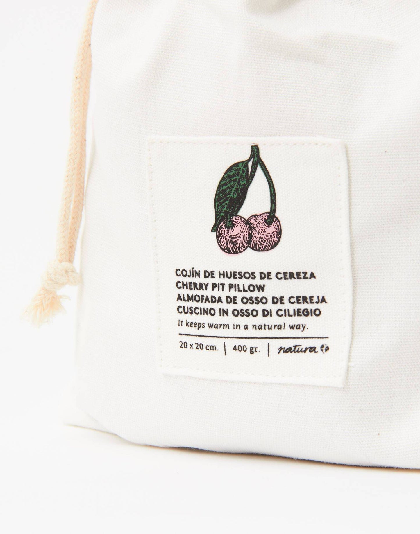 Cherry stones pillow