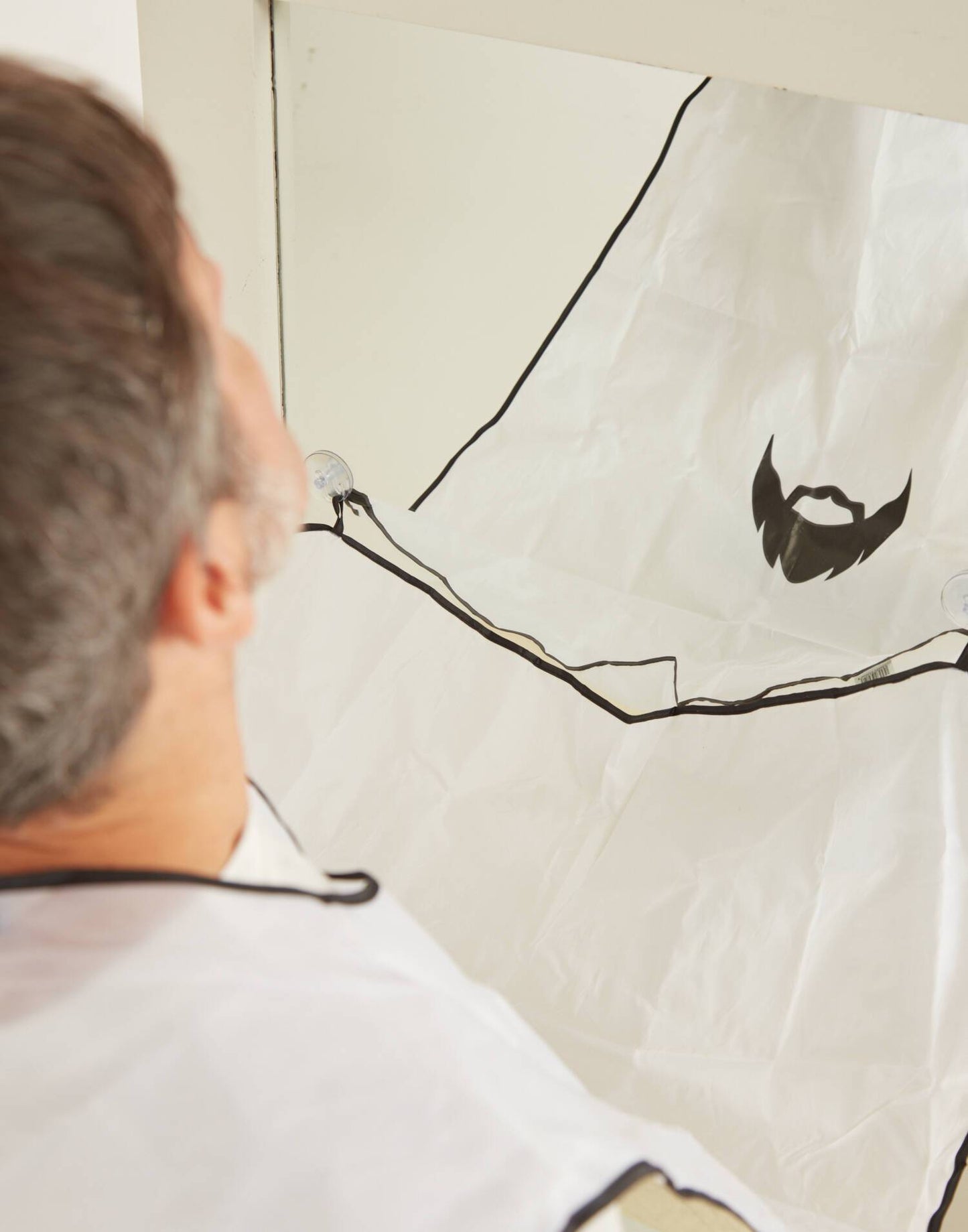 Babero para cortar barba y pelo