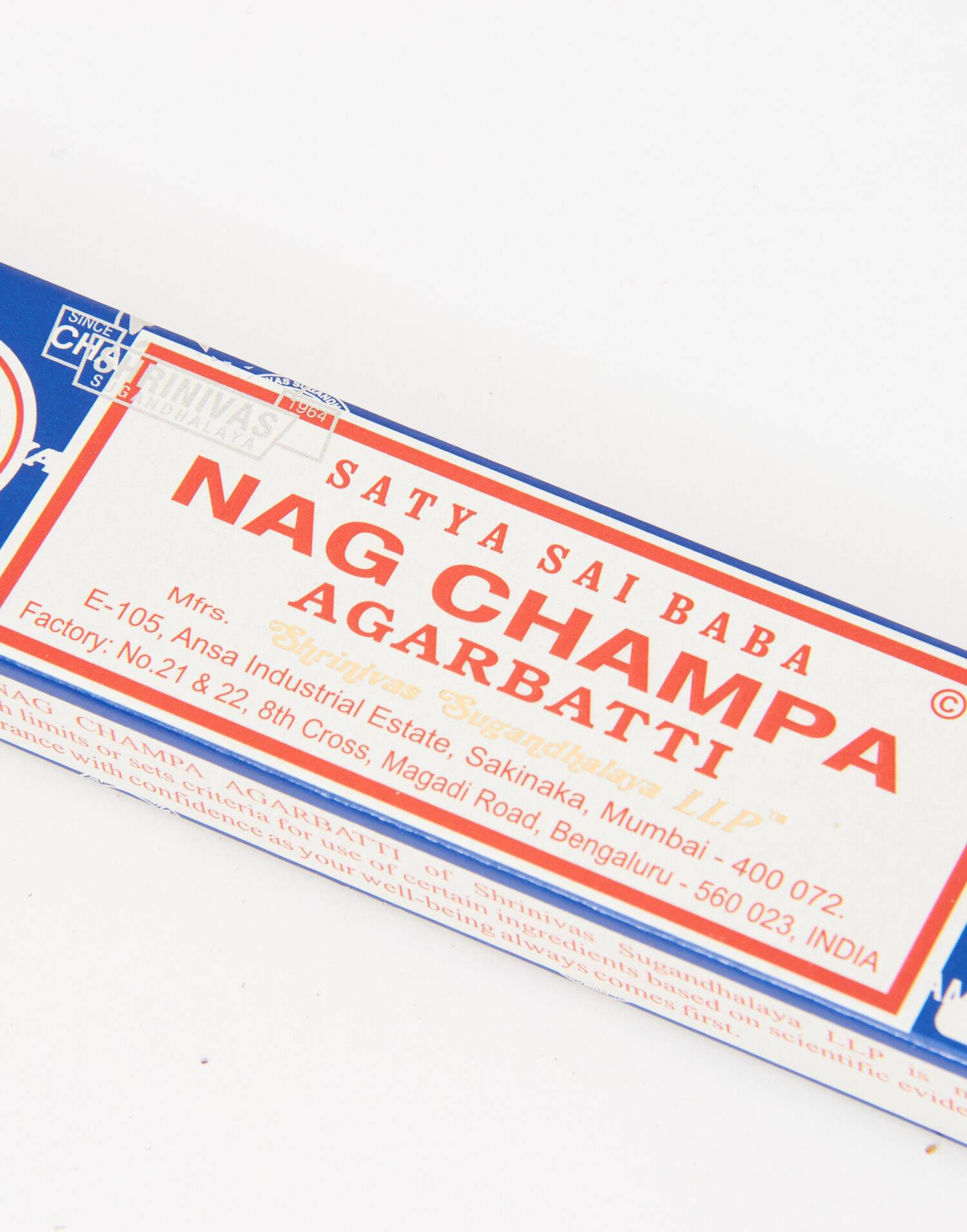 Incenso nag champa blu – Natura Selection