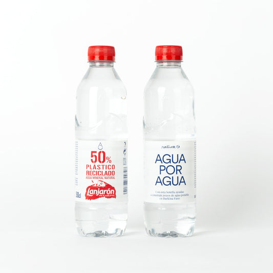 Agua por Agua: nueva botella hecha con 50% de plástico reciclado