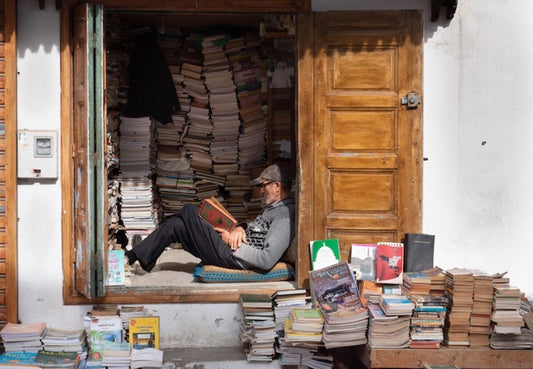 Mohamed Aziz, el librero de Rabat.