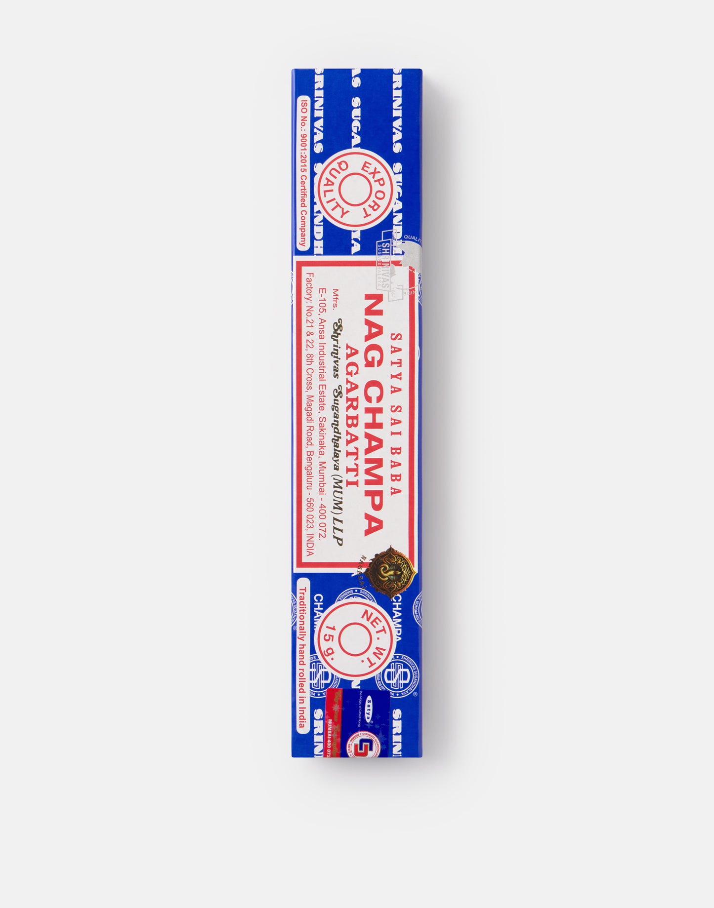 Incienso Nag Champa azul