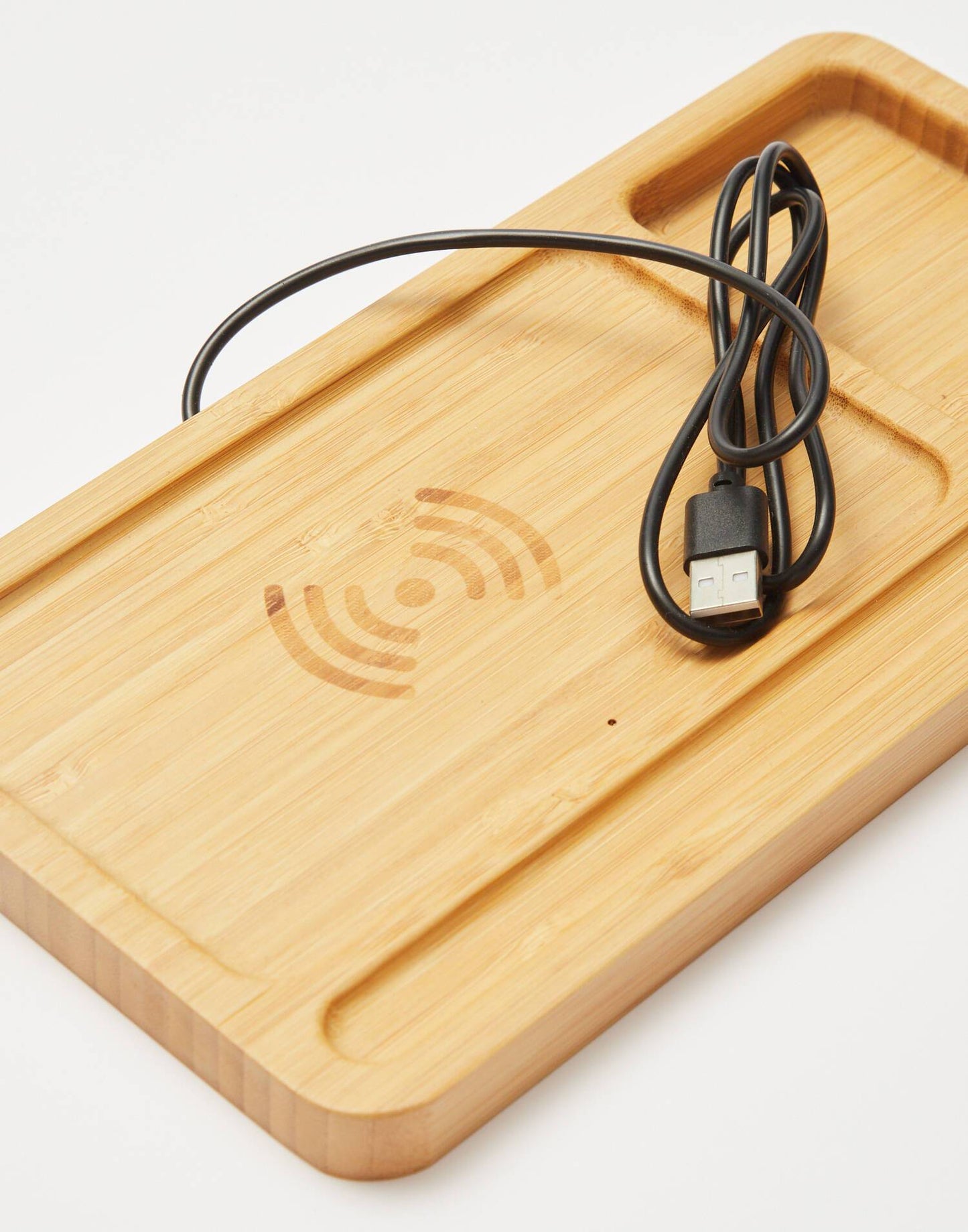 Wireless charger tray