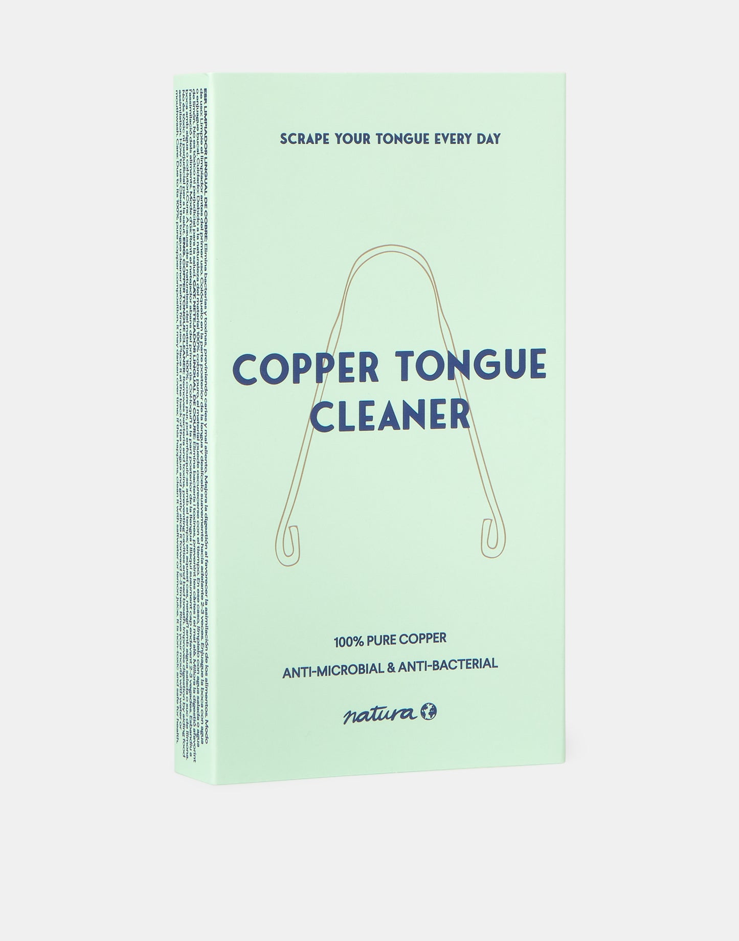 Limpiador de lengua metálico