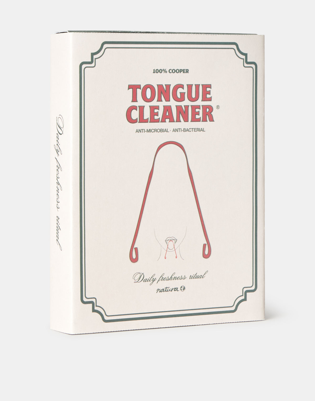 Limpiador de lengua metálico