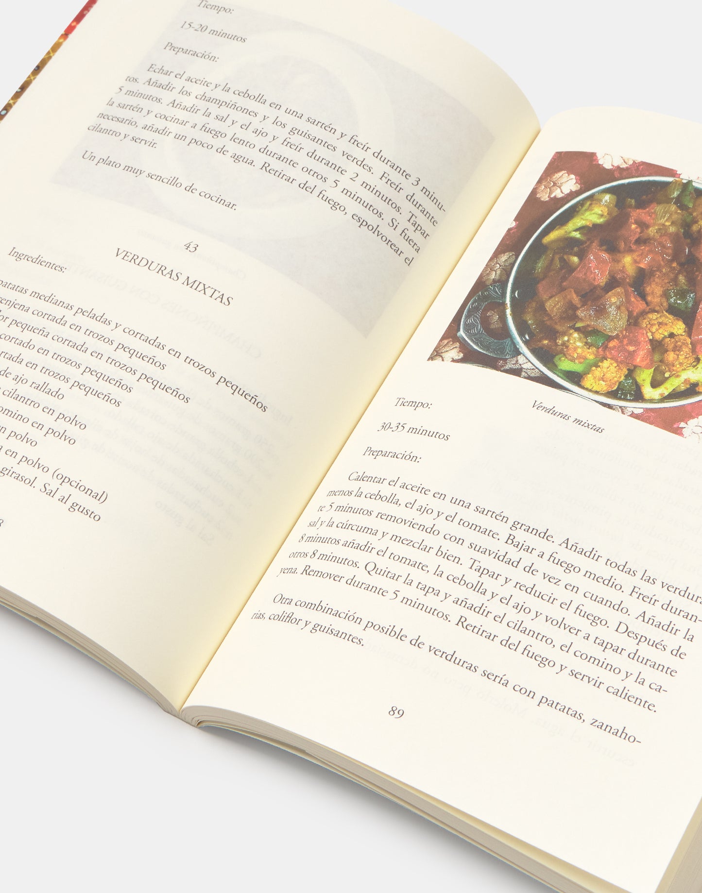 Cocina india vegetariana