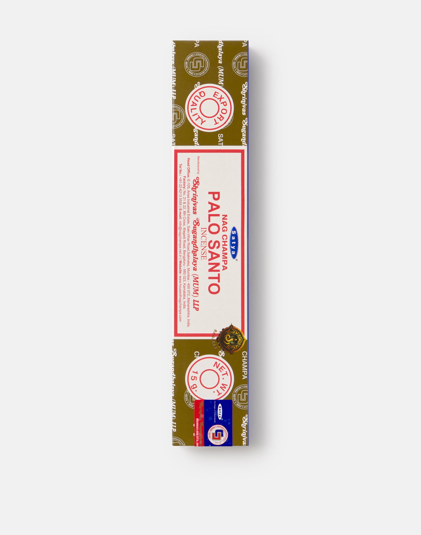 Incienso Nag Champa Palo Santo