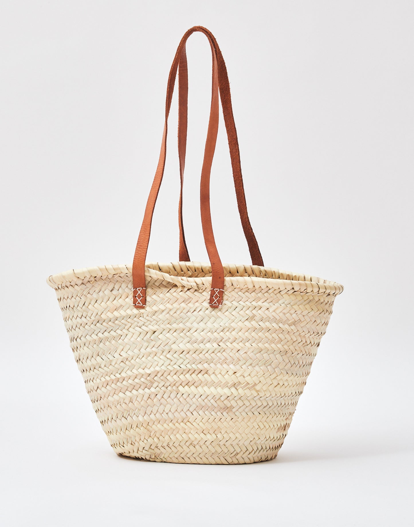 Basket-style shopper bag