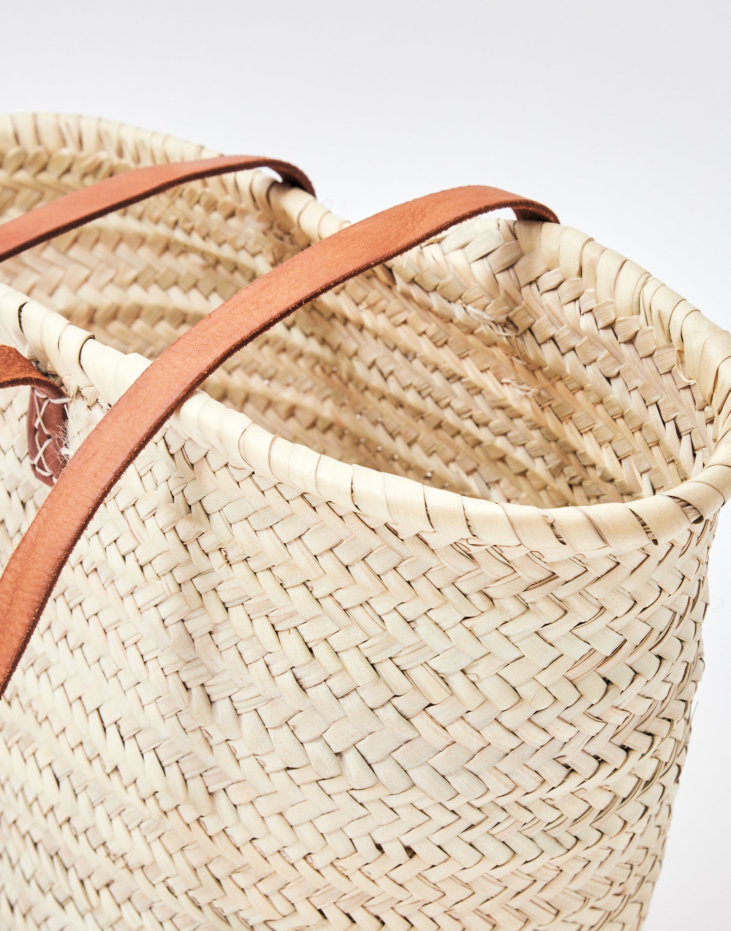 Basket-style shopper bag
