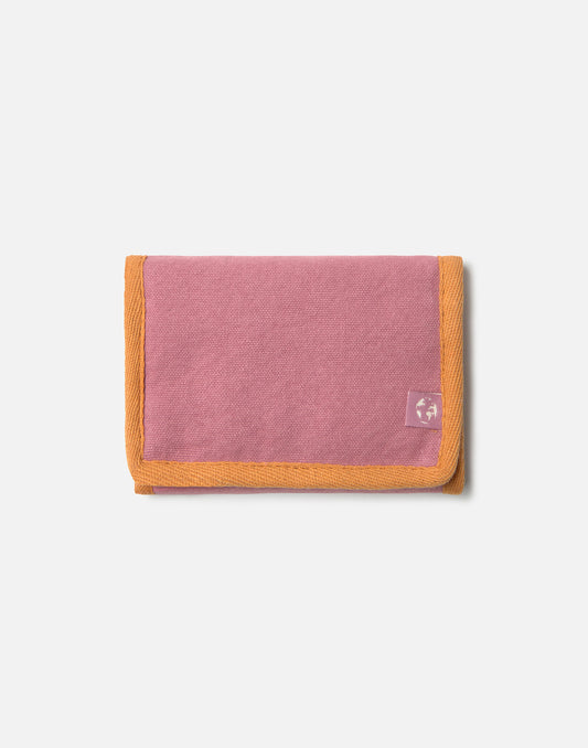 Washed canvas wallet