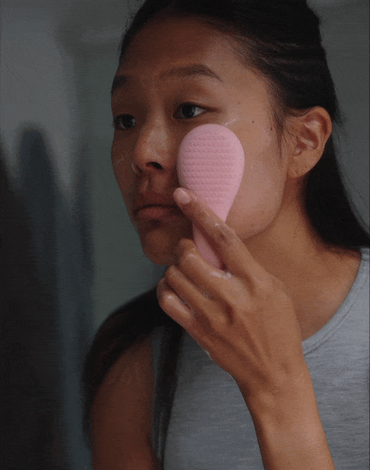 Limpiador facial gomoso