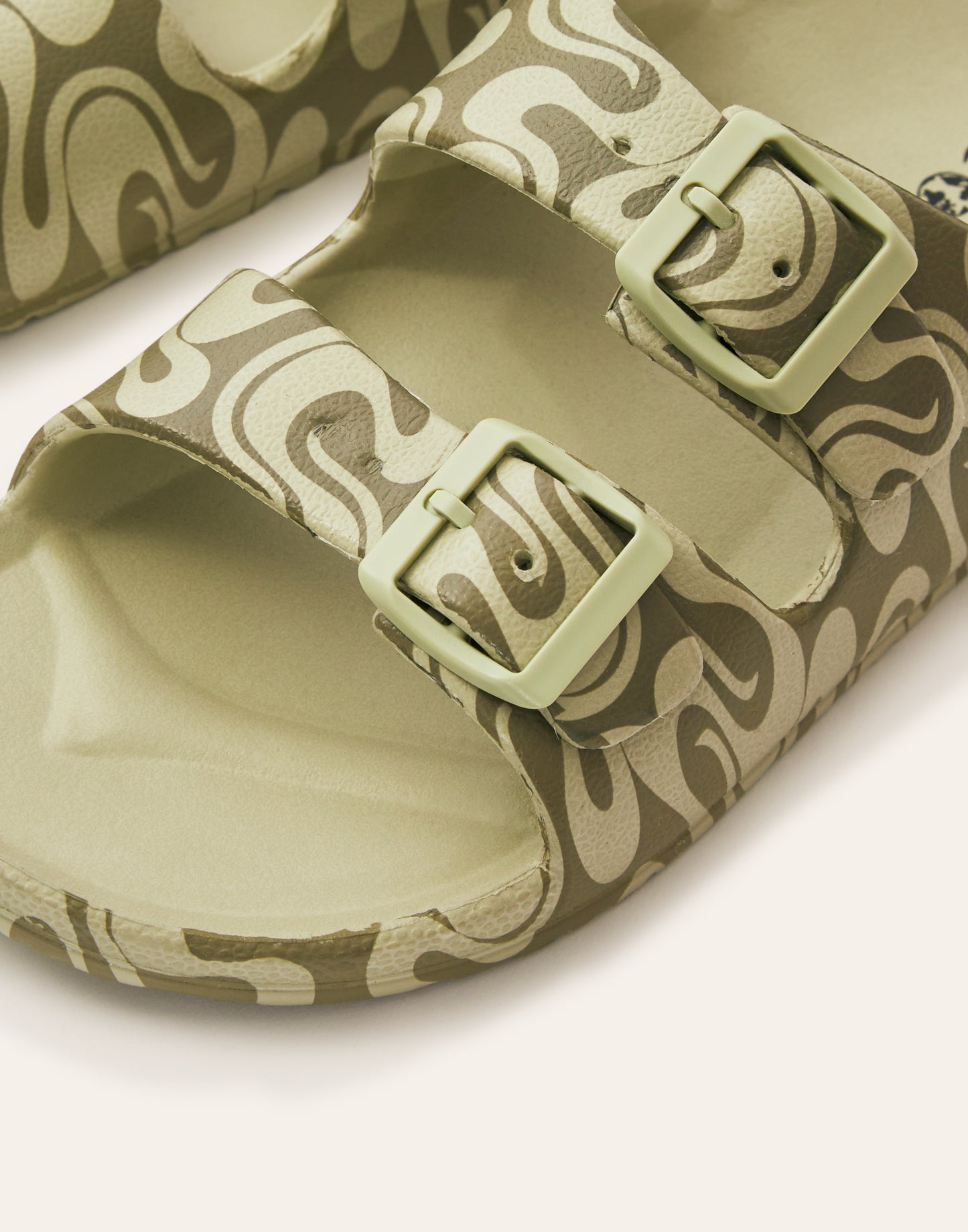 Sandale à double boucle print