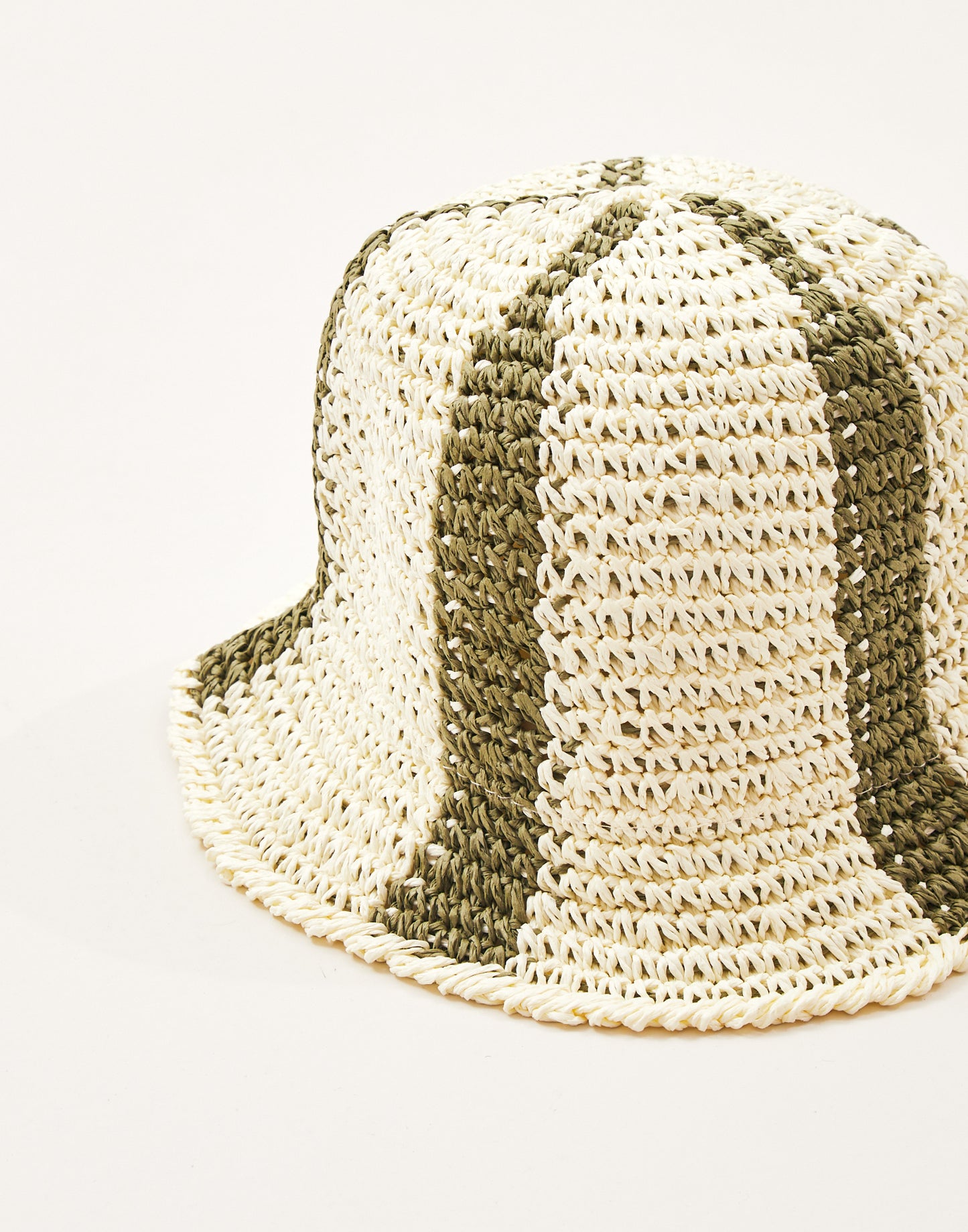Paper Bucket Hat with Triangles