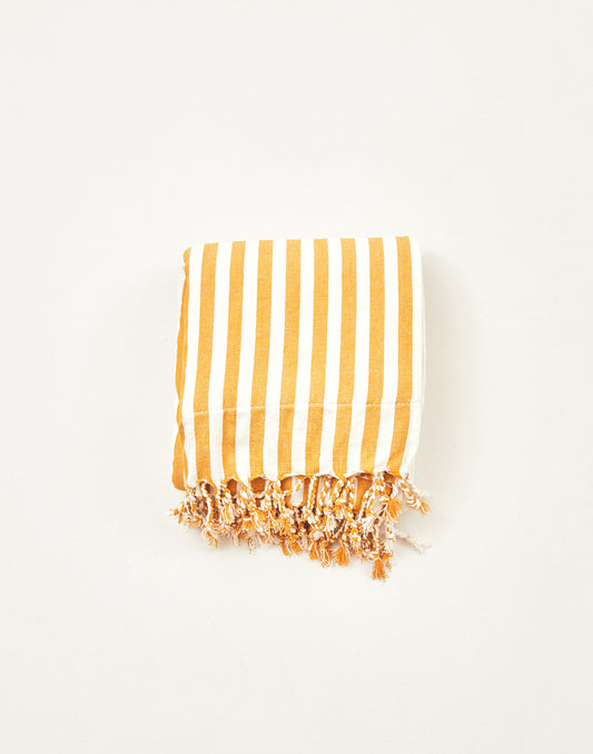 Striped beach towel pareo