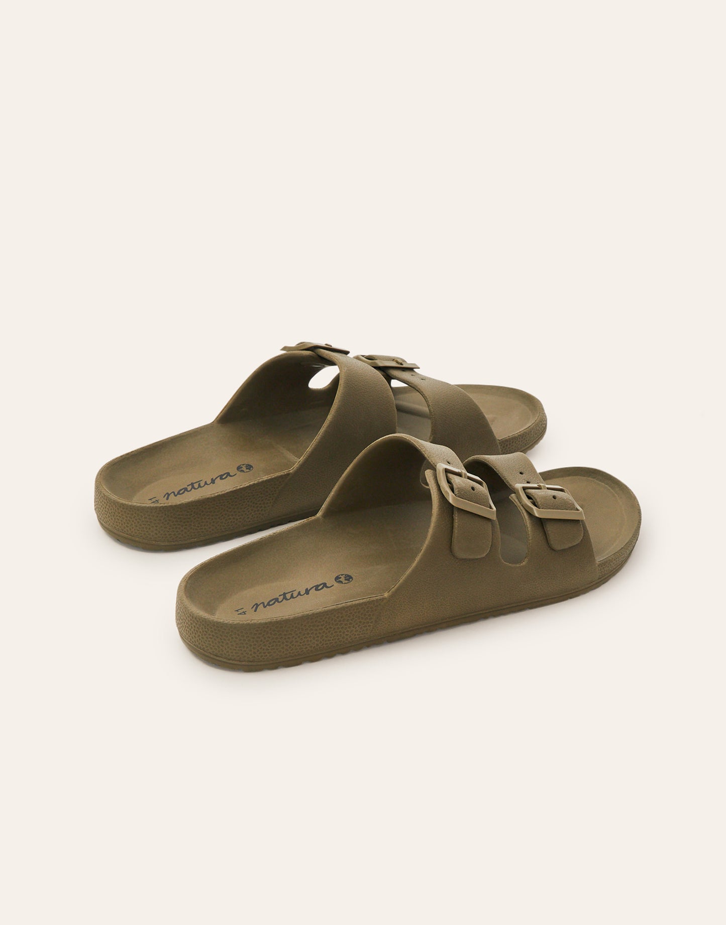 Men's double buckle sandal