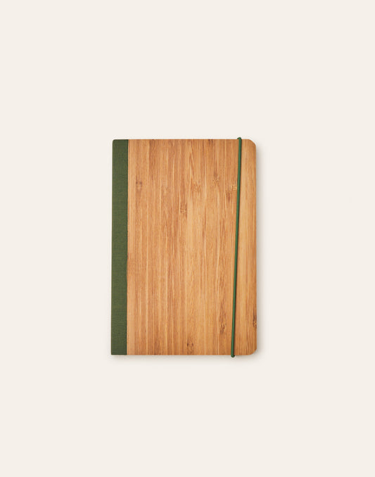 A5 Notizbuch mit Bambusdeckel