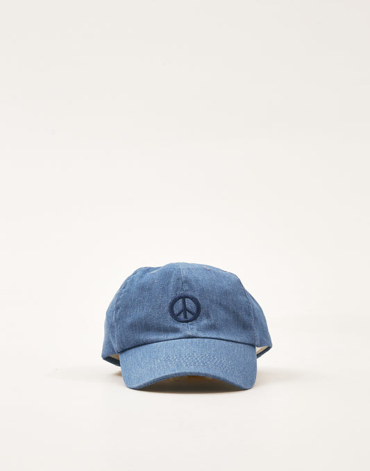 Peace embroidered cap