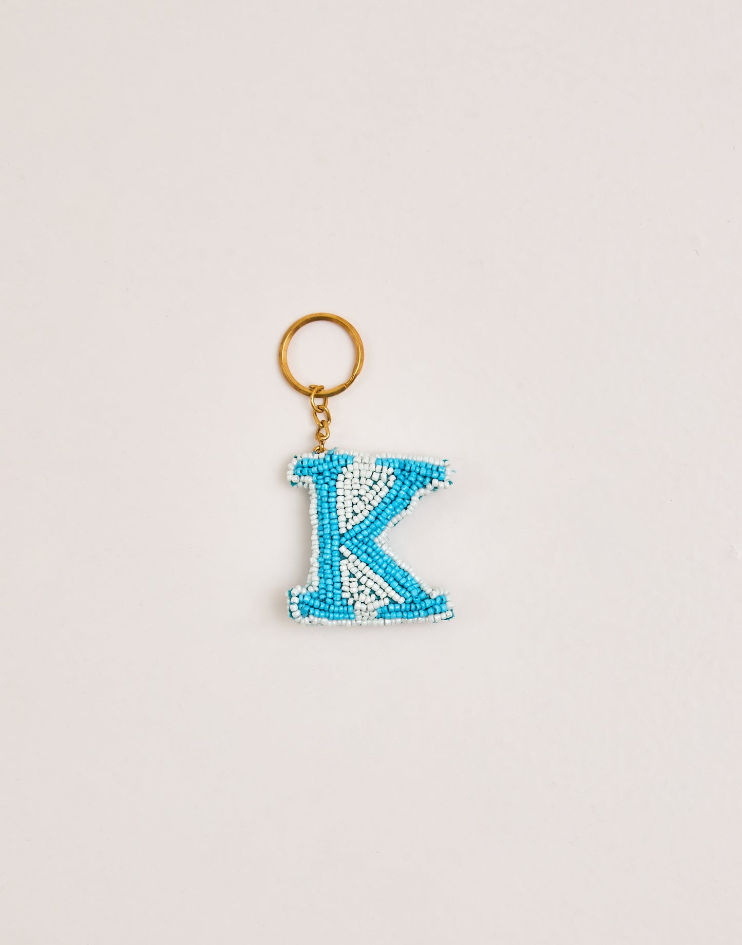 Alphabet Bead Keychain