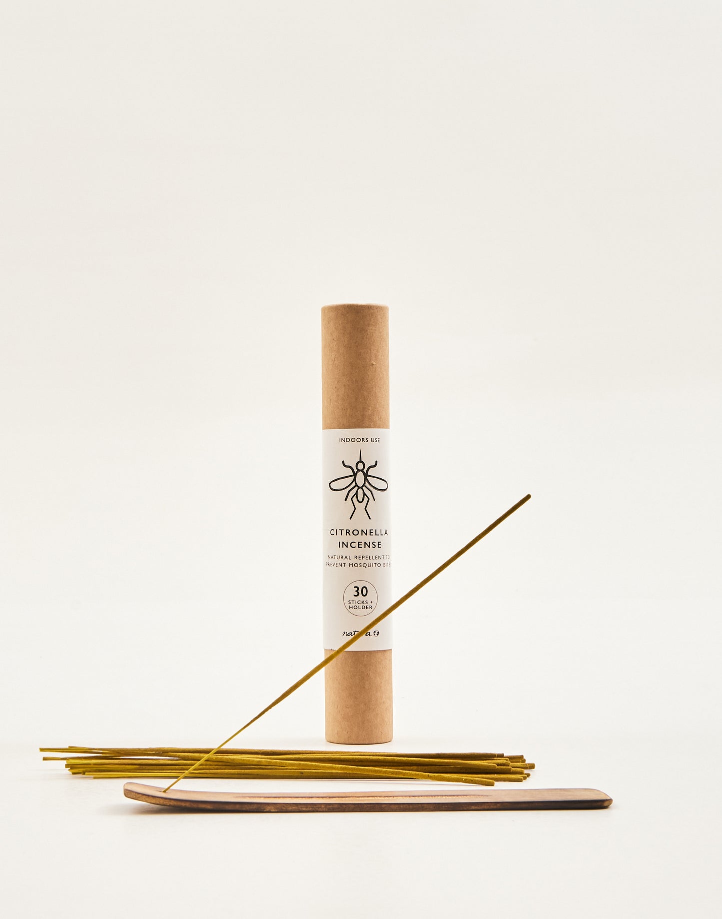 Citronella incense stick with holder