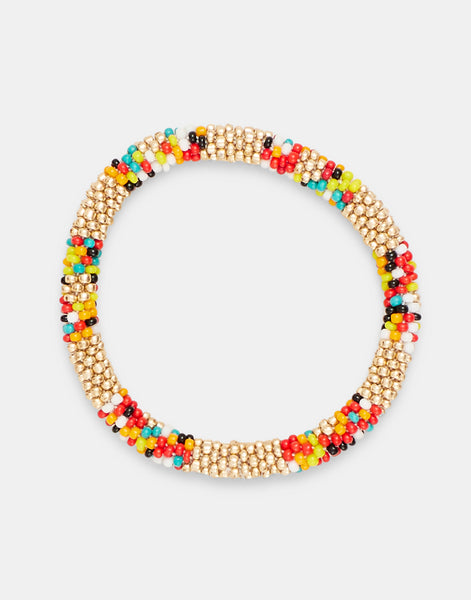 Bracelet élastique avec perles