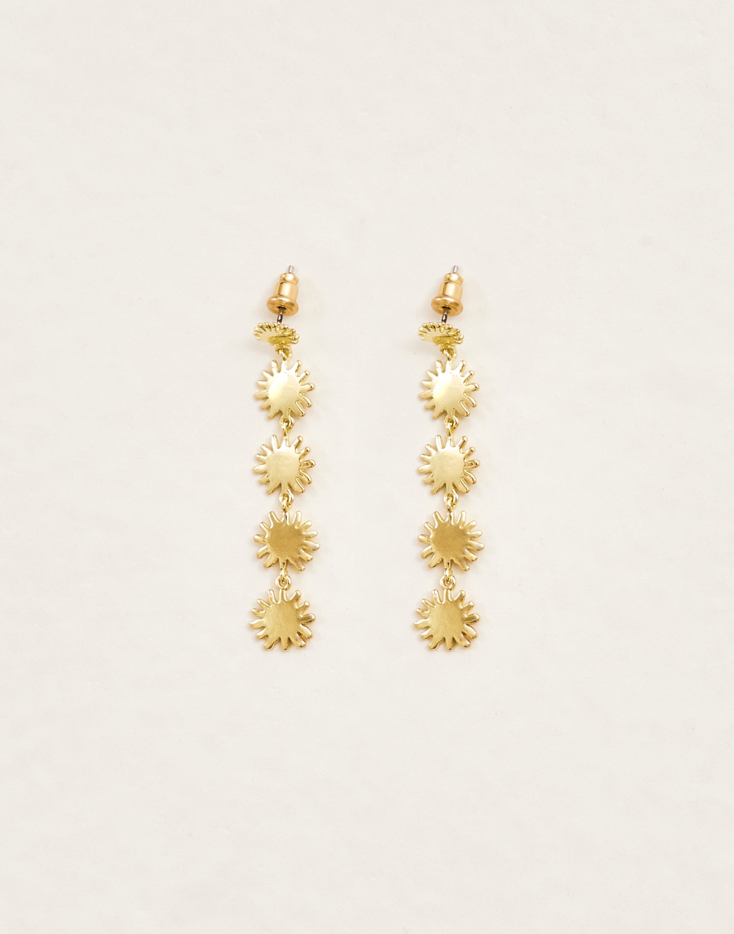 Long sun earrings