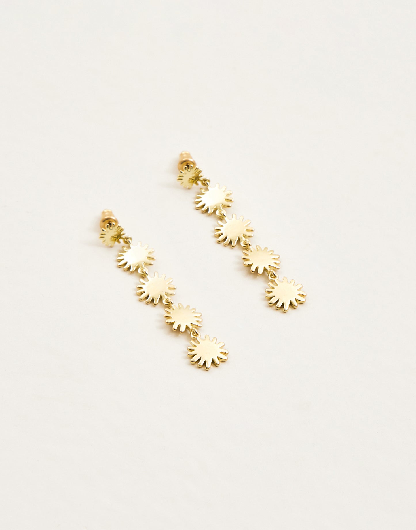 Long sun earrings