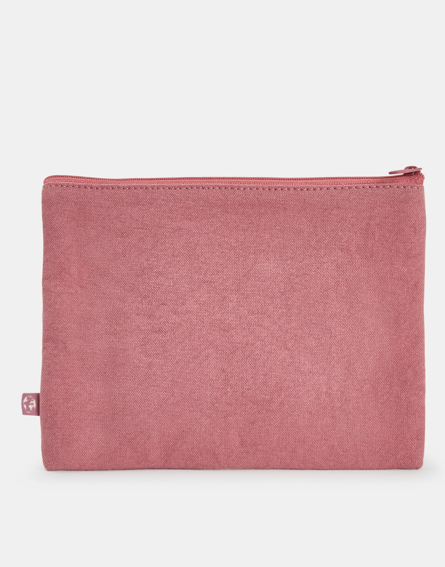 Washed canvas pouch