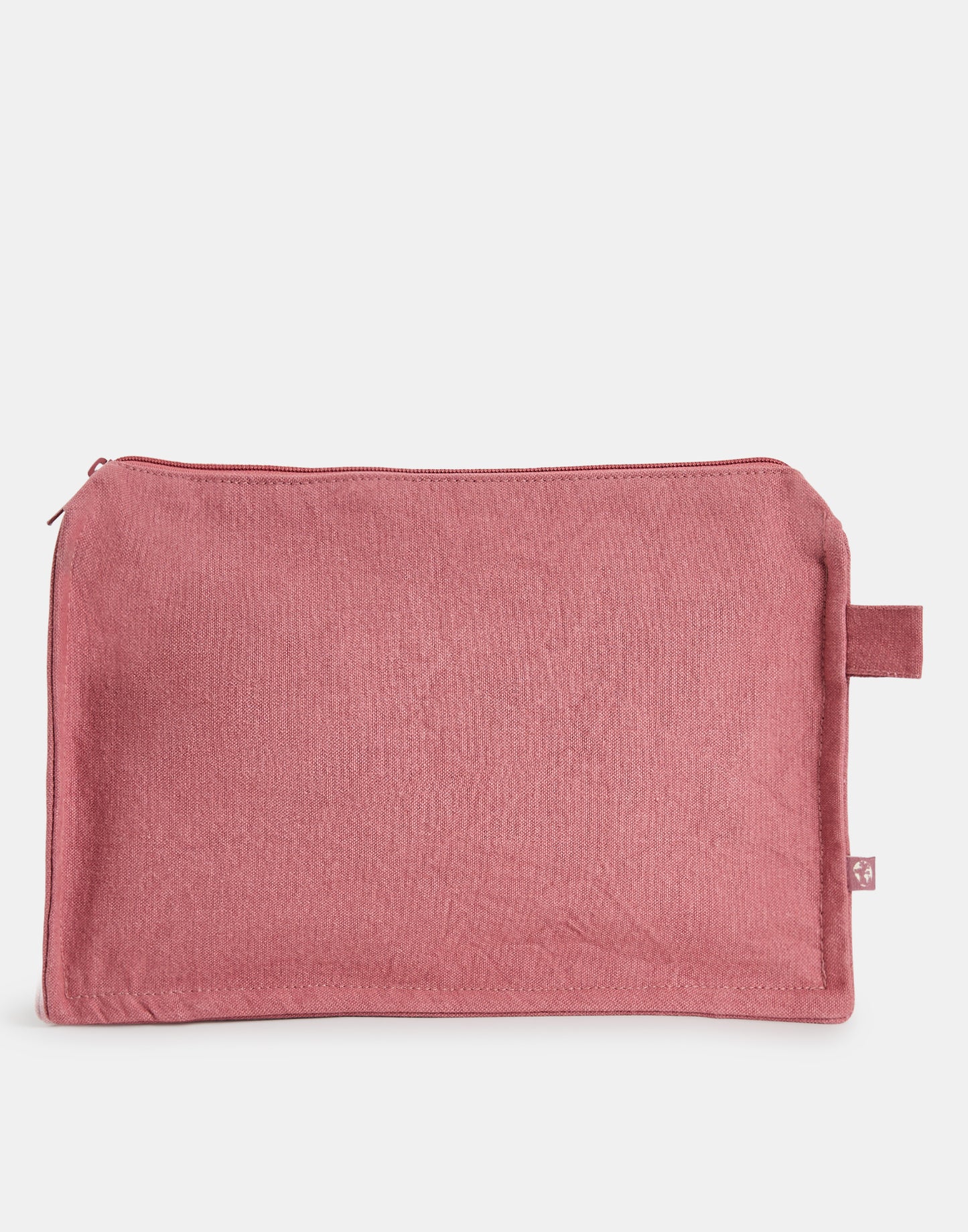 Washed canvas toiletry bag