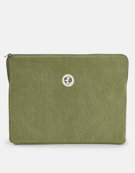 Washed canvas tablet case