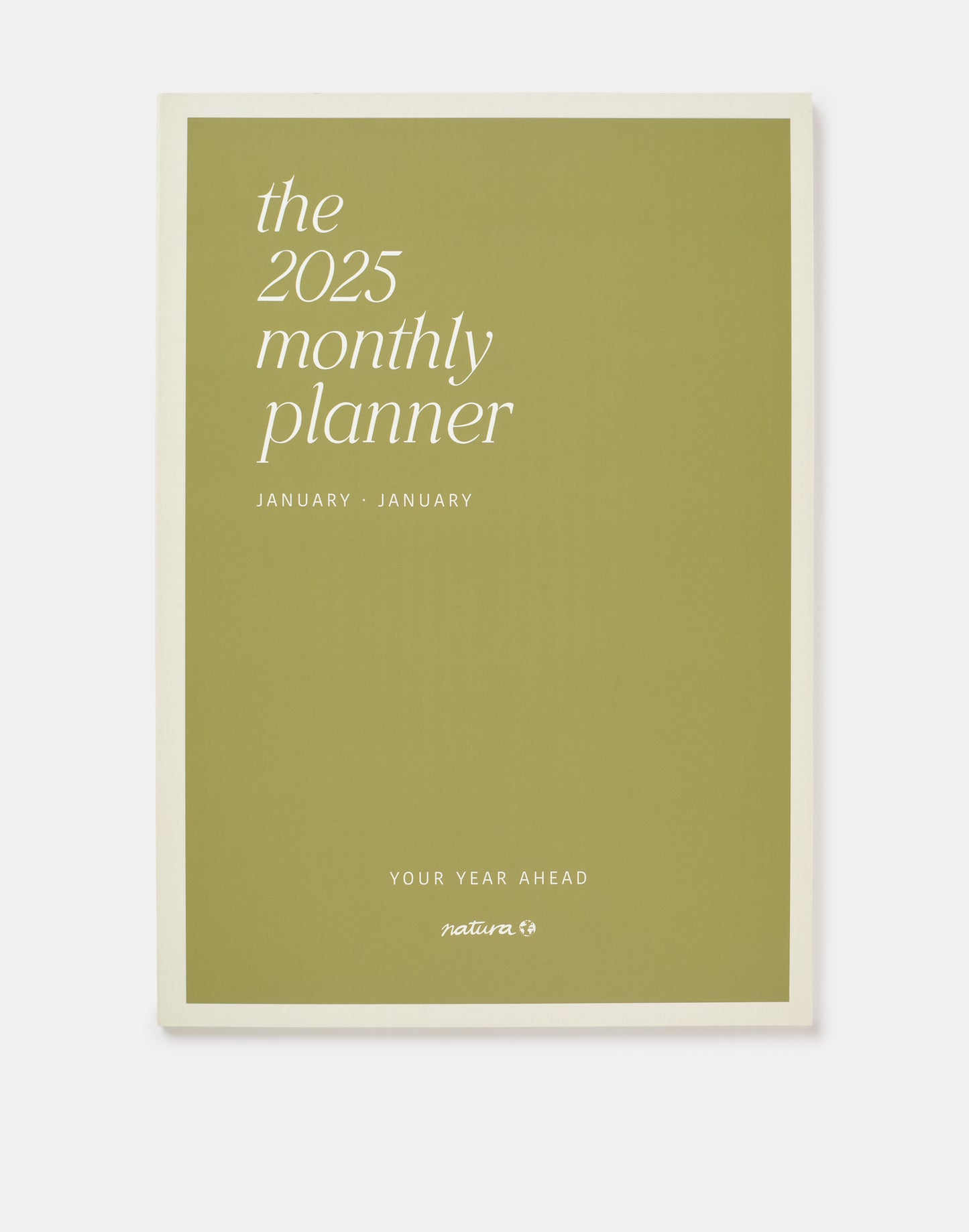 Monthly desk calendar