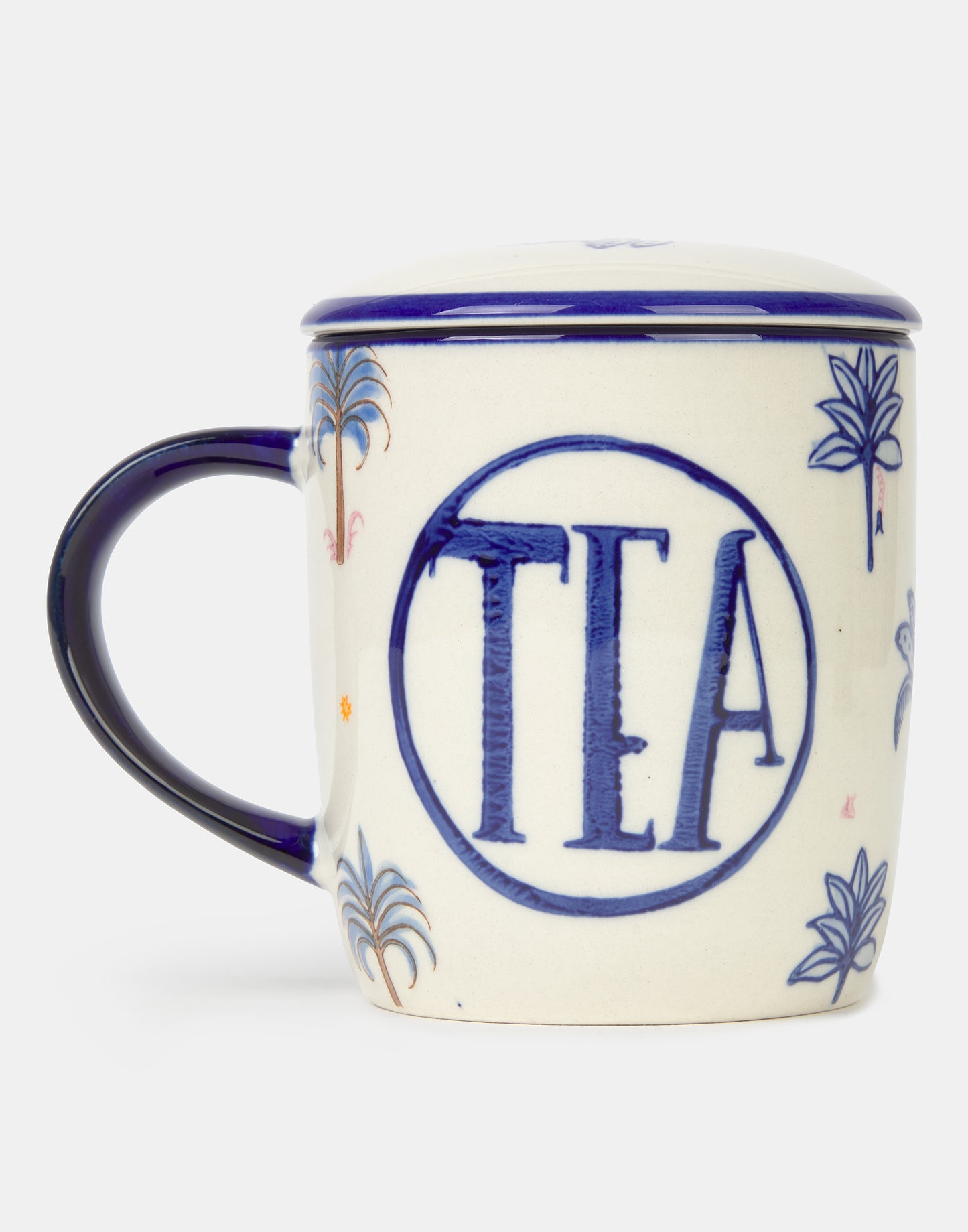 Palm trees tea cup