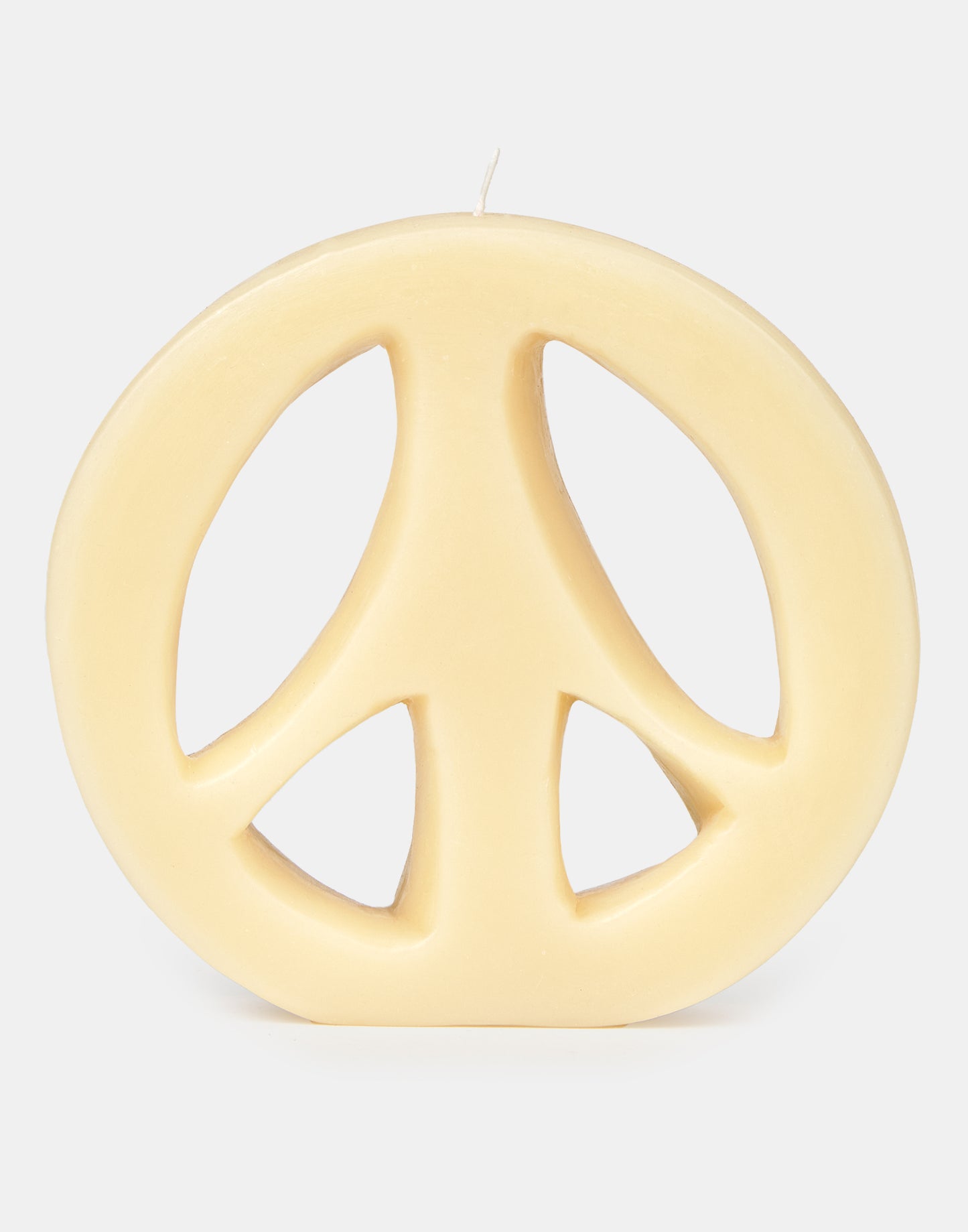 Peace symbol candle