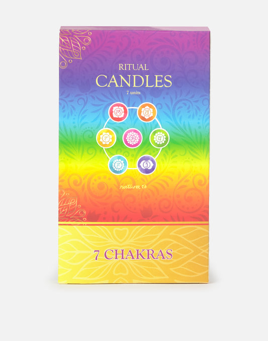 Ritual candles for the 7 chakras