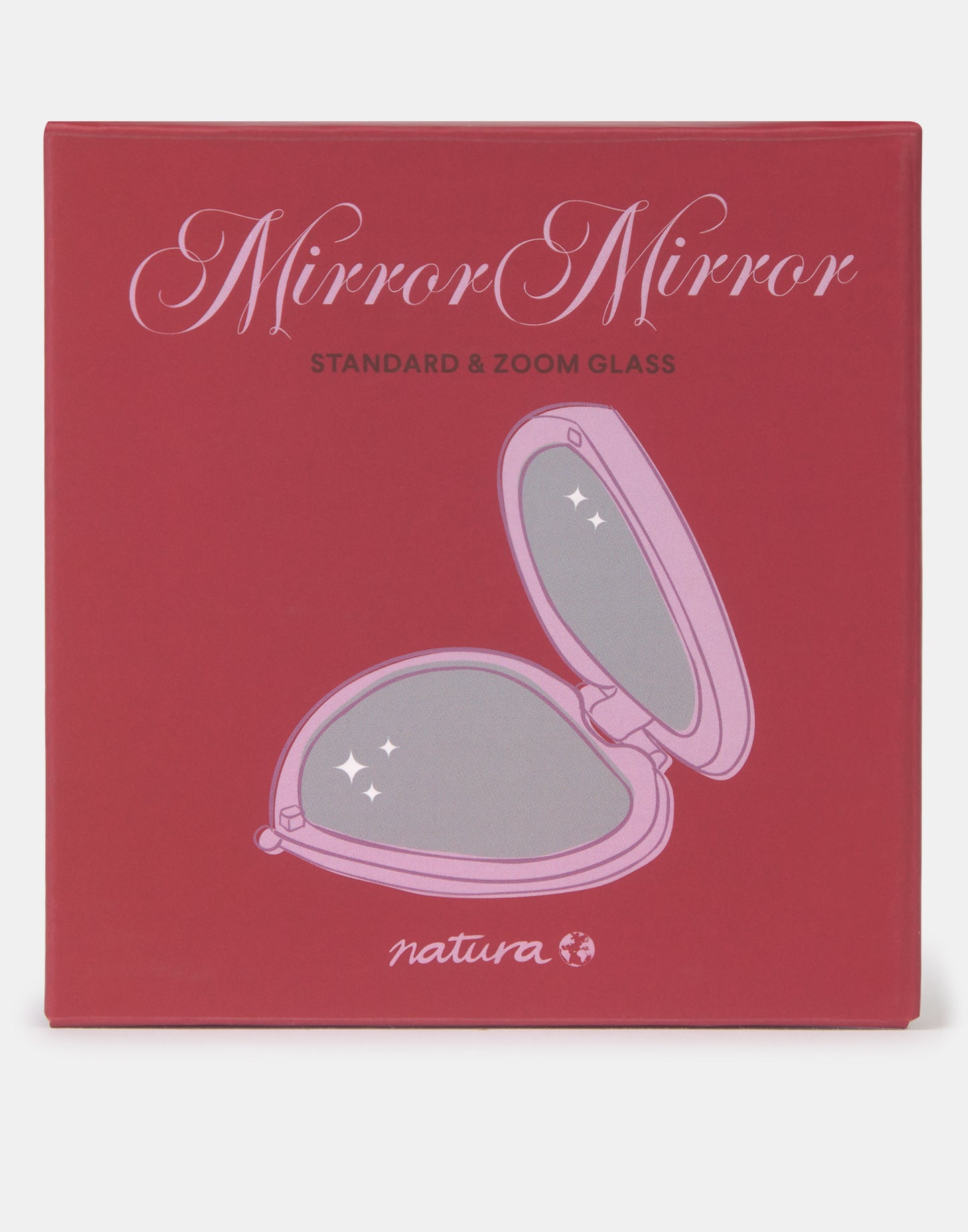 Mini miroir en forme de cœur