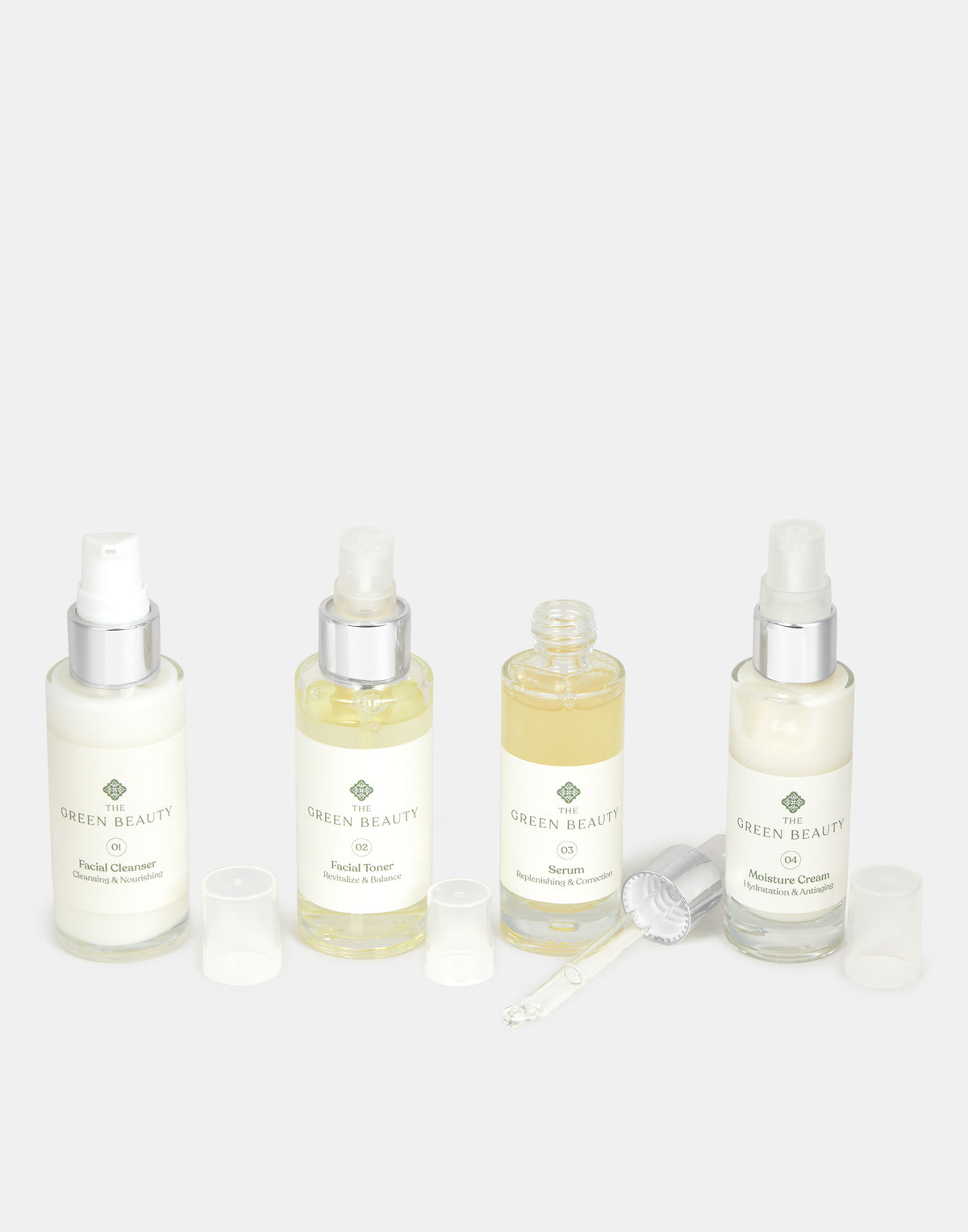 Set de cuidado facial The Green Beauty