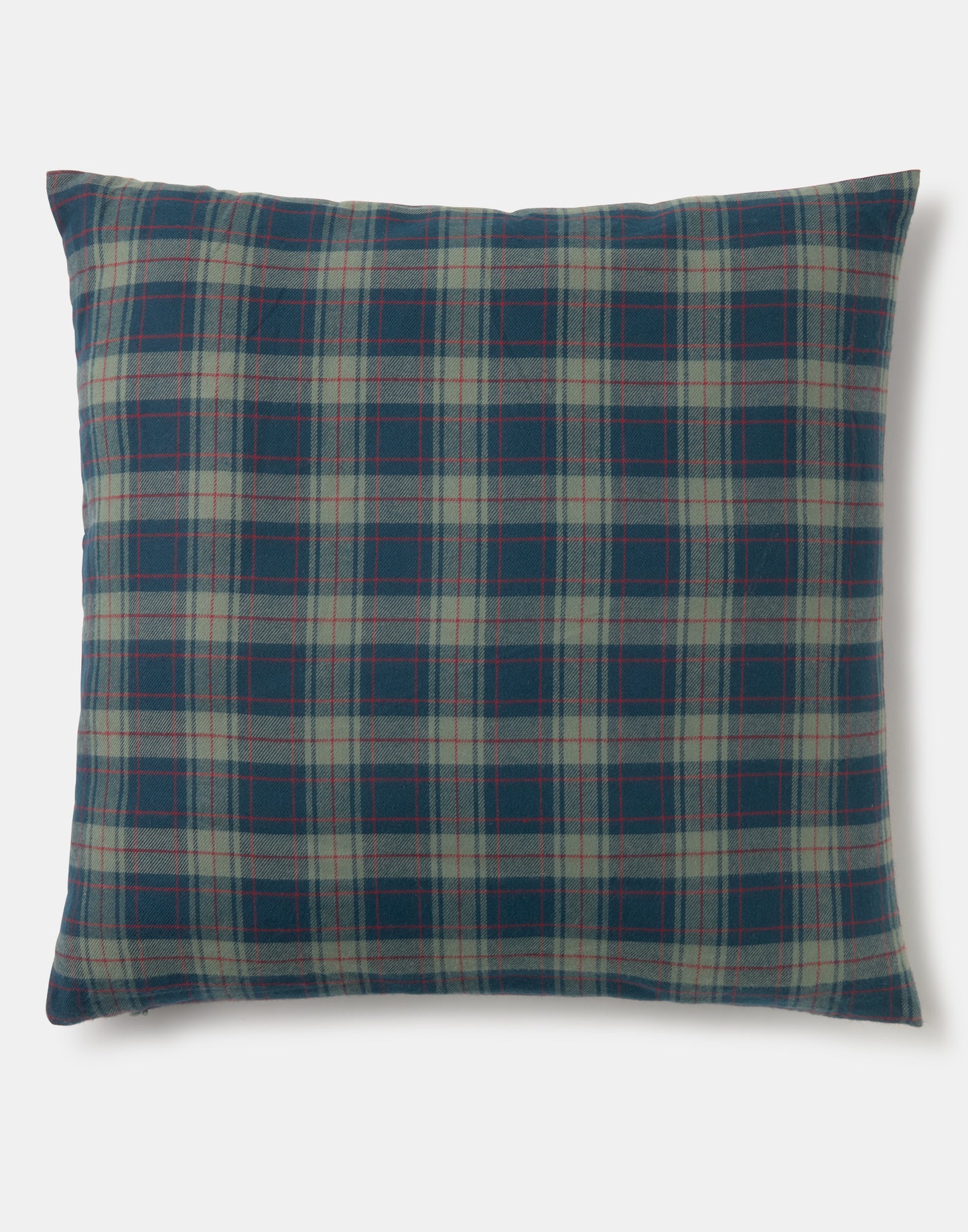 Plaid flannel cushion