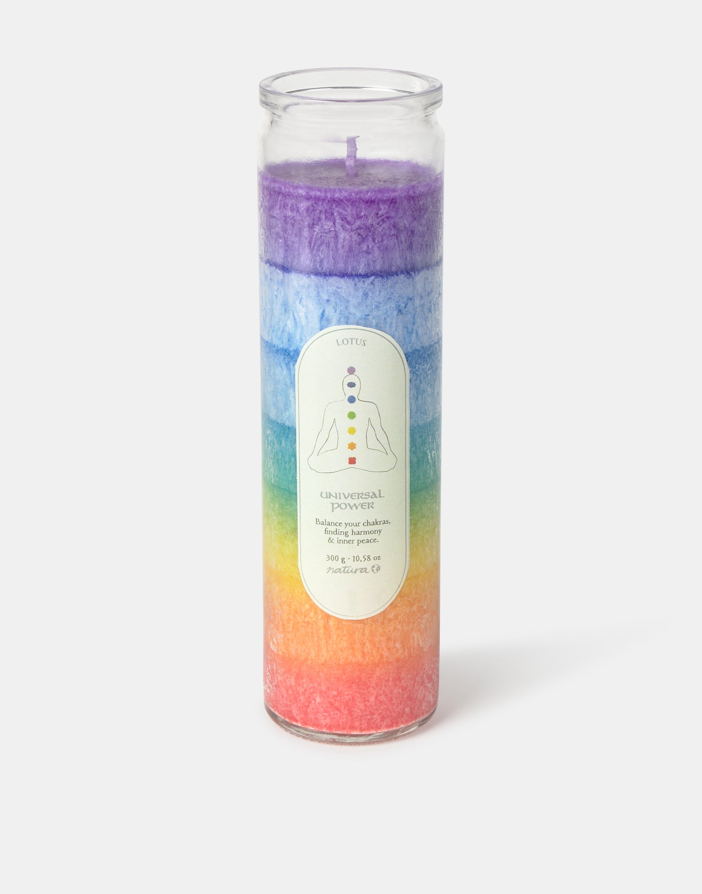 7 chakras candle