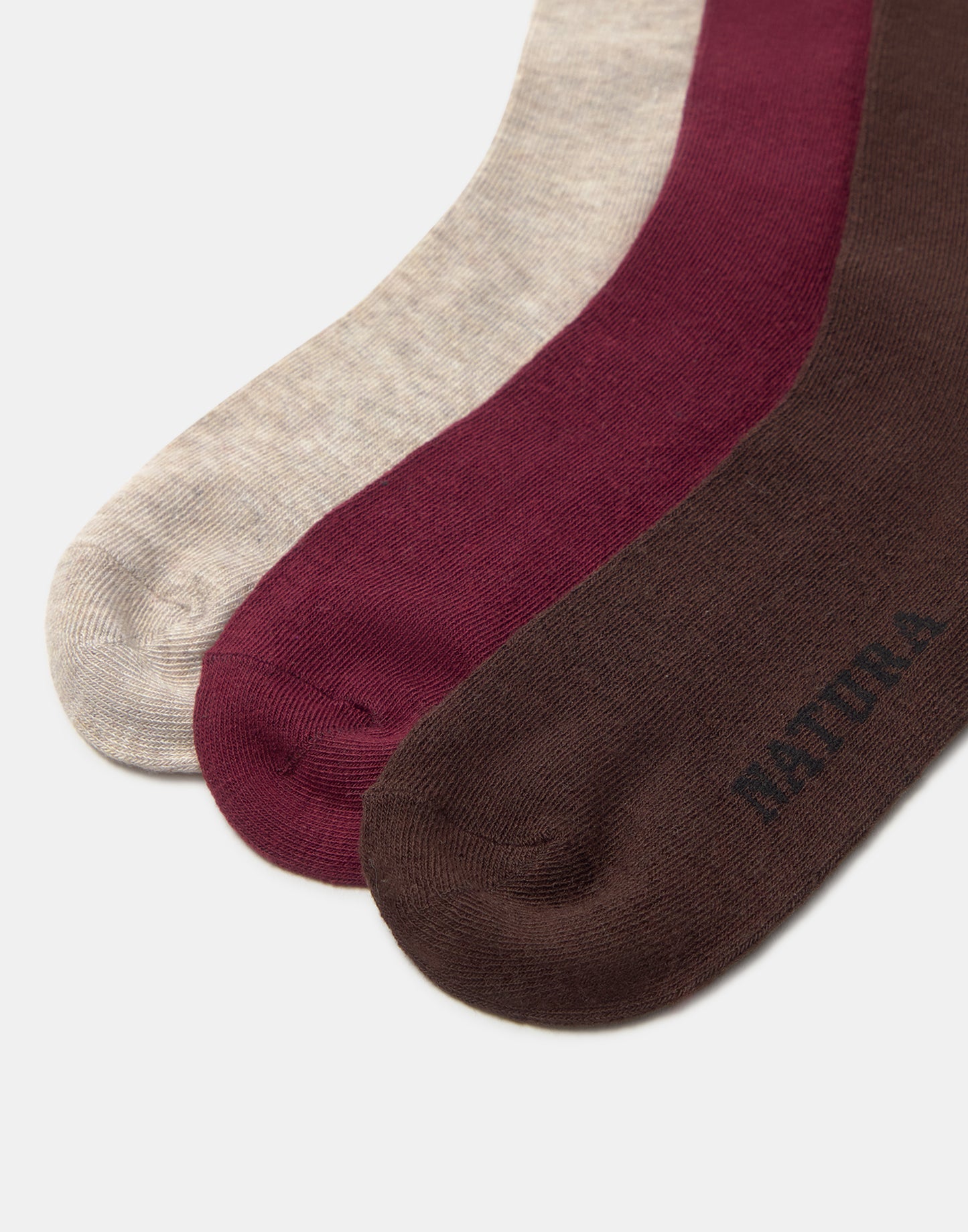 Set of 3 plain socks