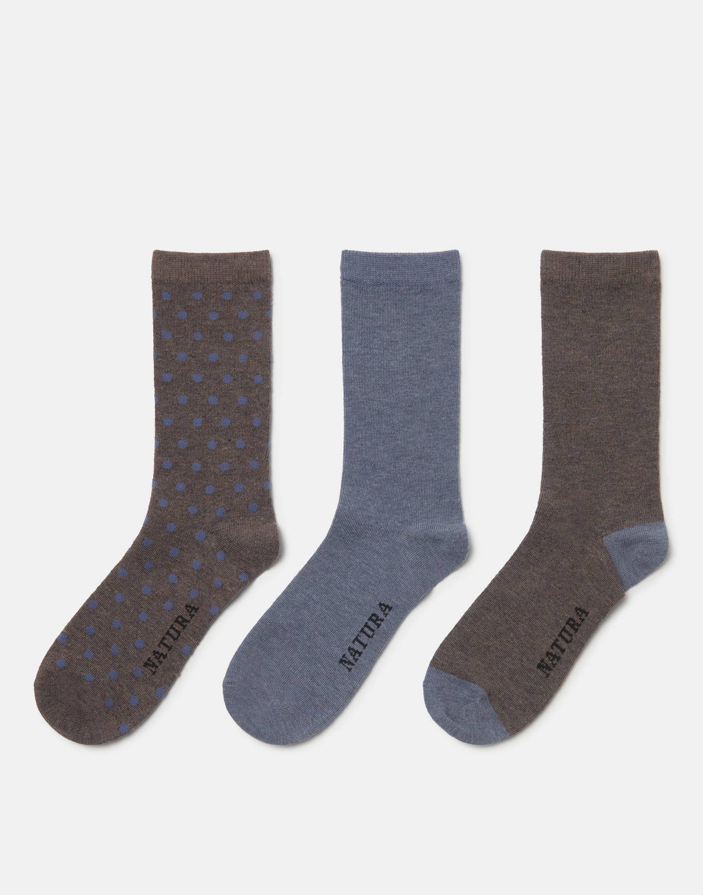 Set mit 3 gemusterten Herrensocken