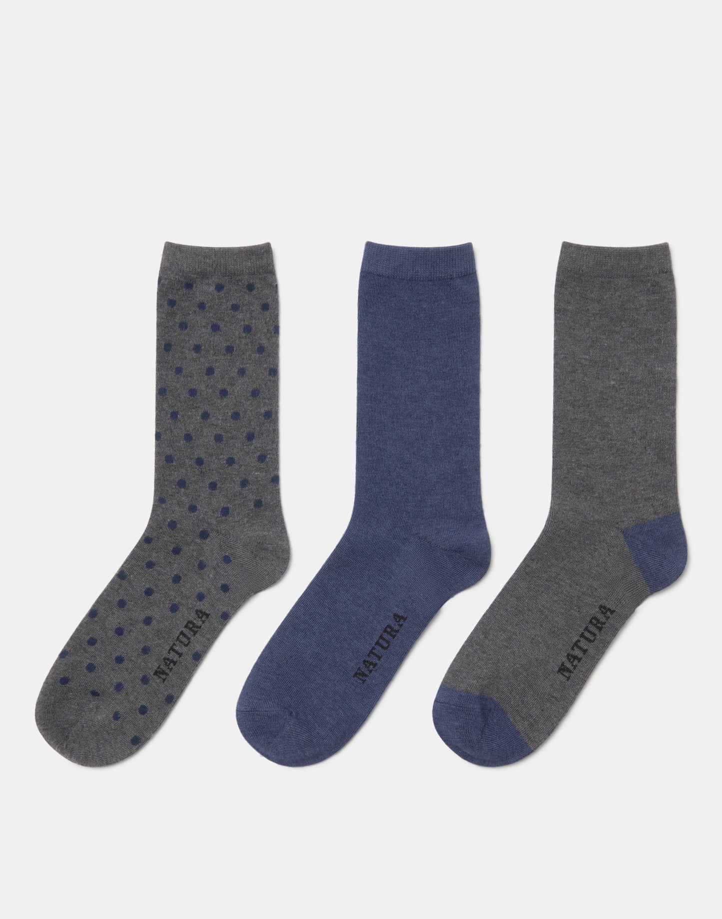 Set mit 3 gemusterten Herrensocken