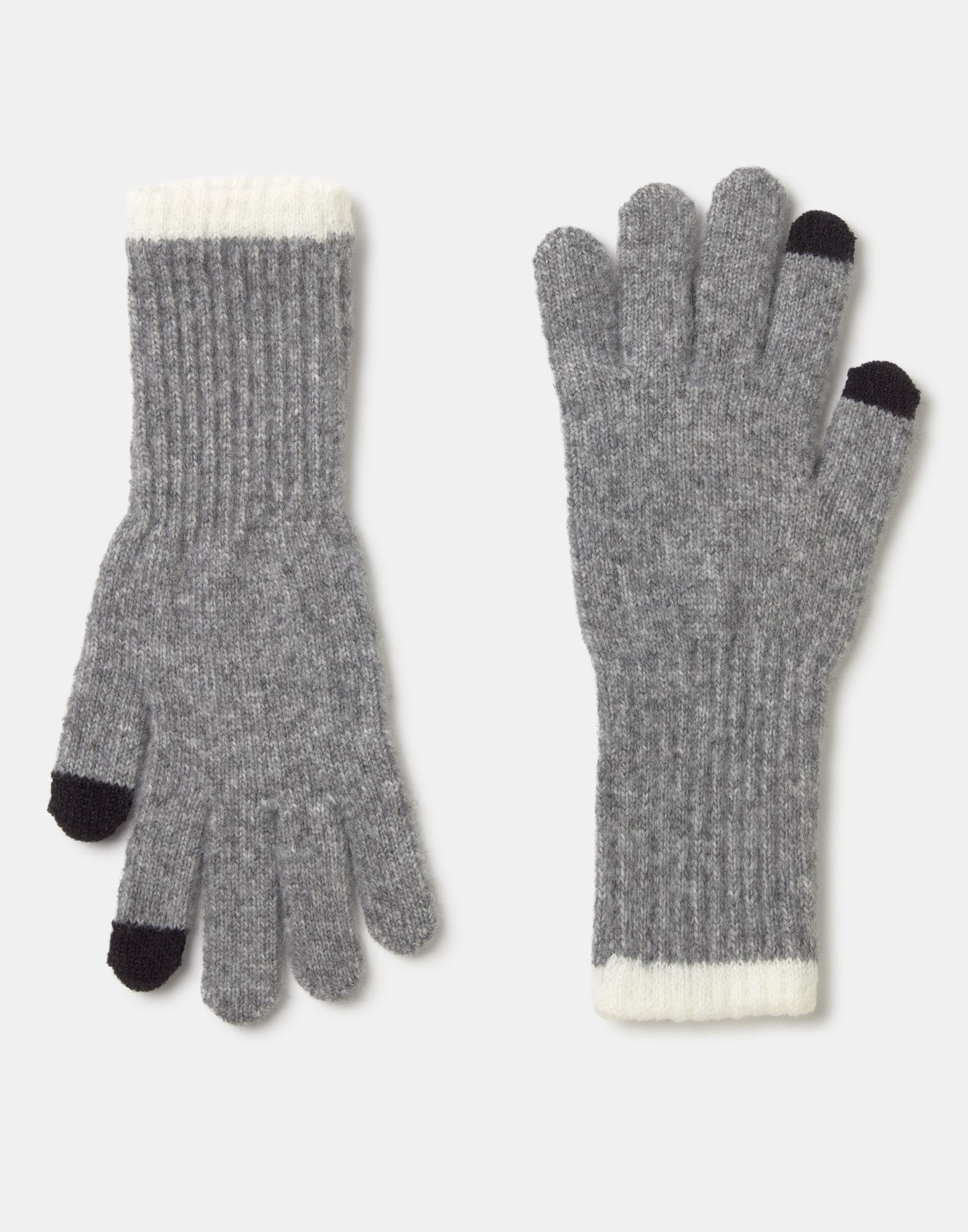 Contrast trim gloves