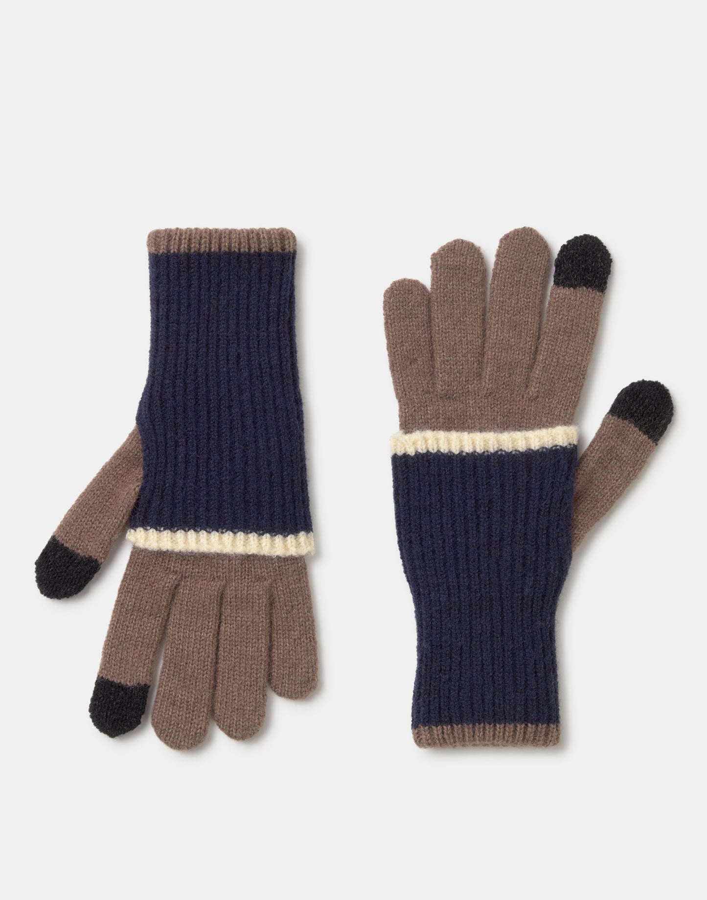 Double ribbed gloves