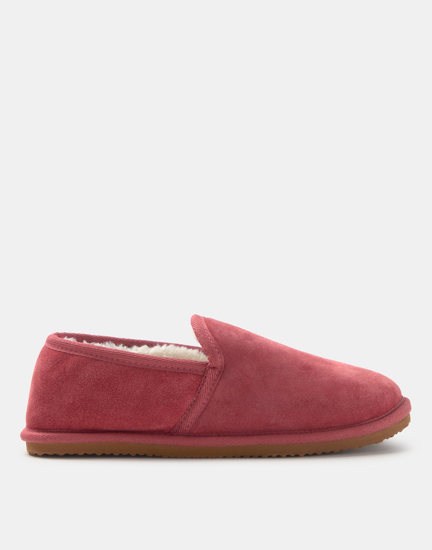 Closed suede slipper