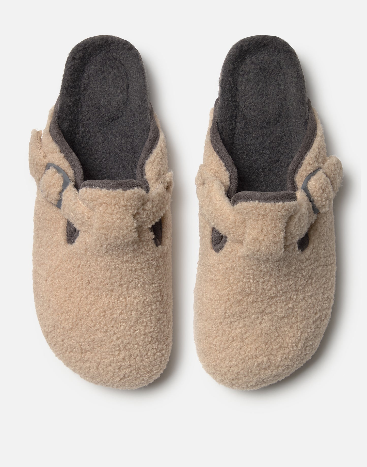 Shearling clog